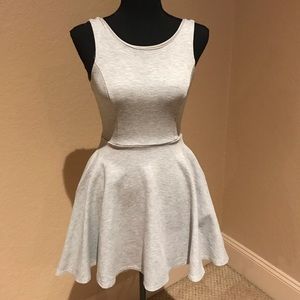 Lulus short gray dress.